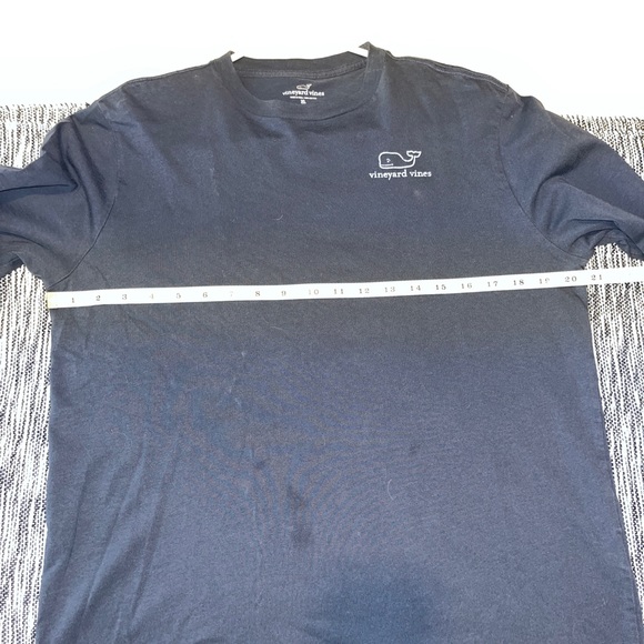 Vineyard Vines Unisex Youth Sz XL Long Sleeve Santa Whale Christmas T-Shirt Navy - Picture 6 of 9